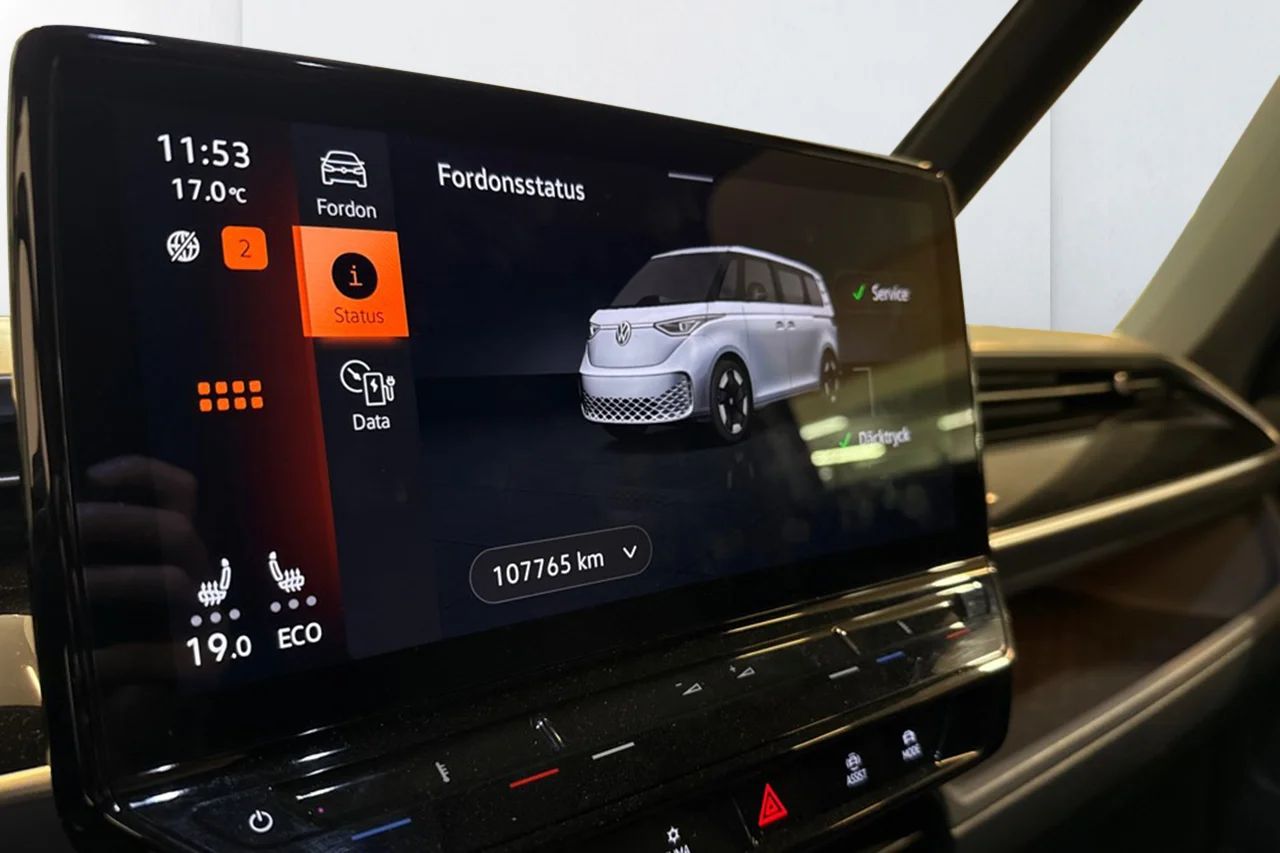 Volkswagen ID. Buzz 82 kWh Comfort Plus Pro Drag Kamera Keyless MOMS 204hk – bild 11 av 13