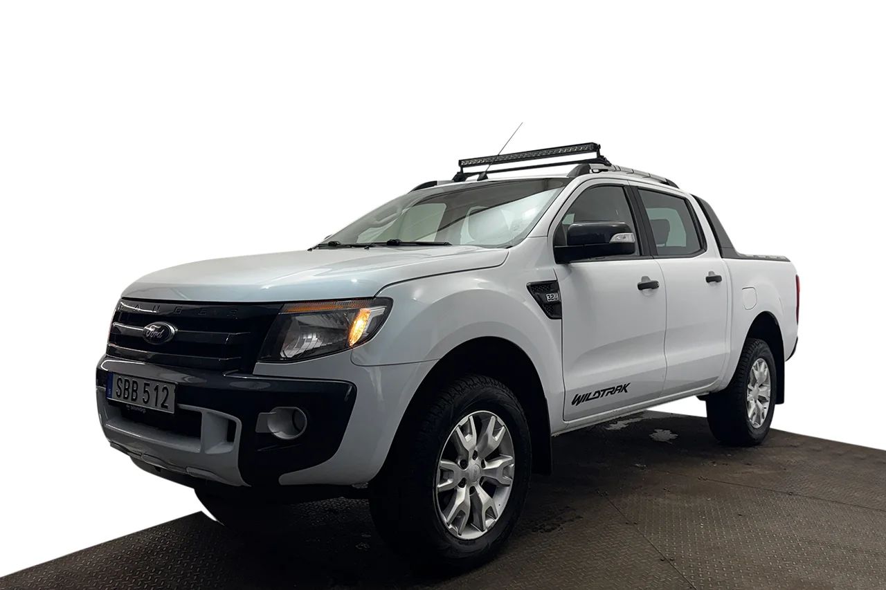 Ford Ranger Dubbelhytt 3.2 TDCi 4x4 Wildtrack Automat Drag Navi Kamera Läder MOMS 200hk