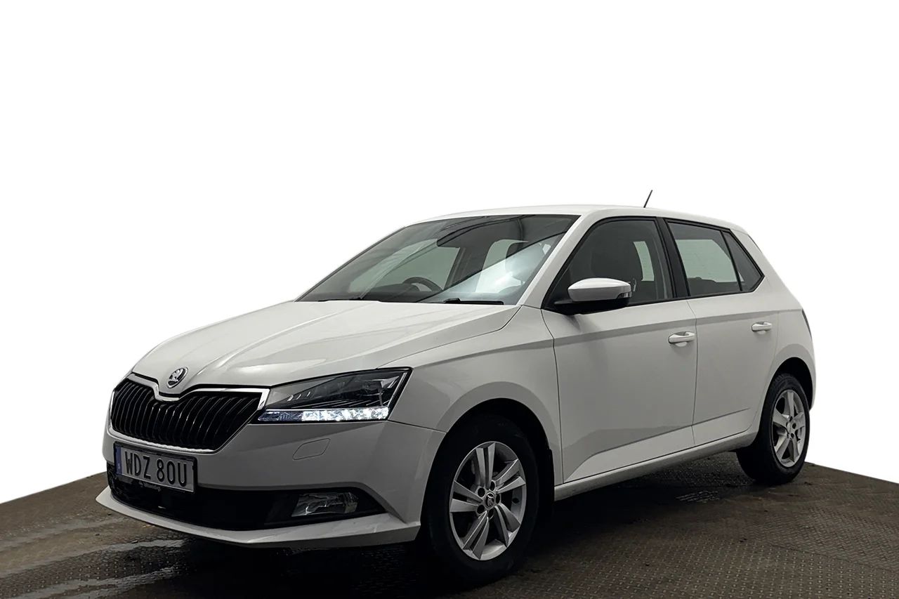 Skoda Fabia 1.0 TSI Automat Ambition Högerstyrd P-Sensorer App-Connect 95hk