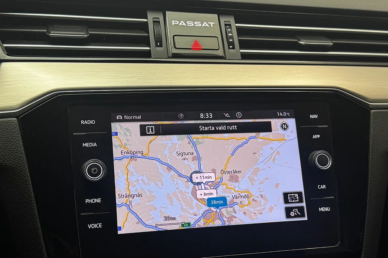 Volkswagen Passat SC 2.0 TDI 4M GT R-Line Drag Alcantara Navi Värmare Kamera 200hk – bild 21 av 35