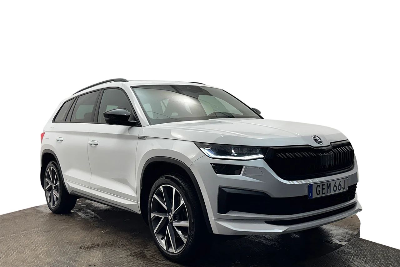 Skoda Kodiaq 2.0 TDI 4x4 Sportline Drag Pano Läder Värmare Kamera MOMS 200hk – bild 3 av 37