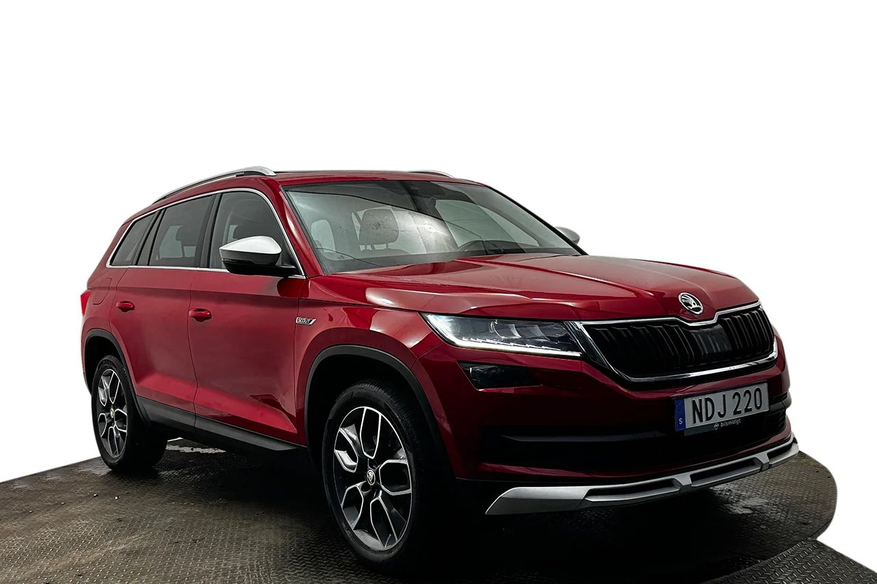 Skoda Kodiaq SCOUT 2.0 TDI 4x4 Business Drag Pano Värmare CANTON 190hk – bild 3 av 31