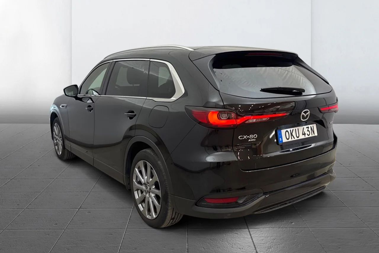 Mazda CX-80 PHEV AWD 7sits 360° Navi Cockpit MOMS 327hk – bild 6 av 11