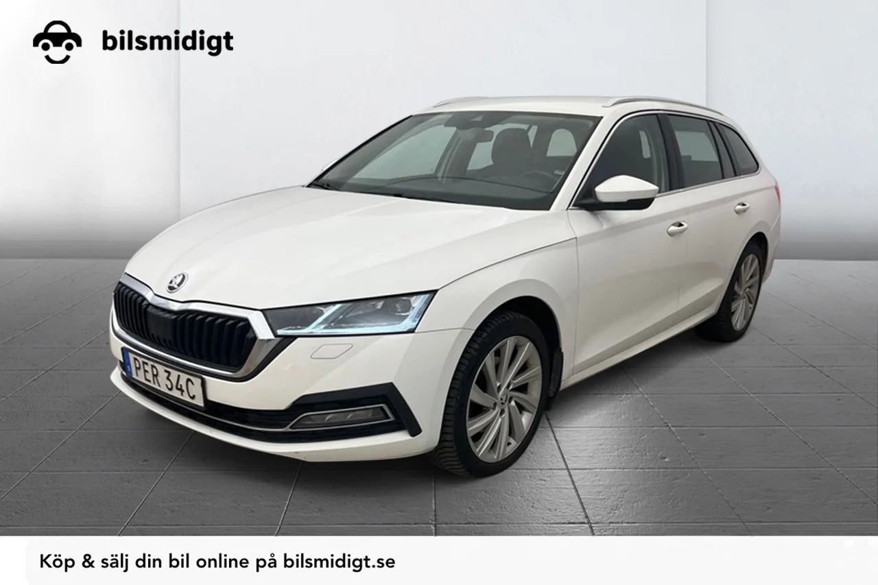 Skoda Octavia Kombi 2.0 TDI 4x4 Aut Style Drag Kamera Värmare 200hk – bild 1 av 9