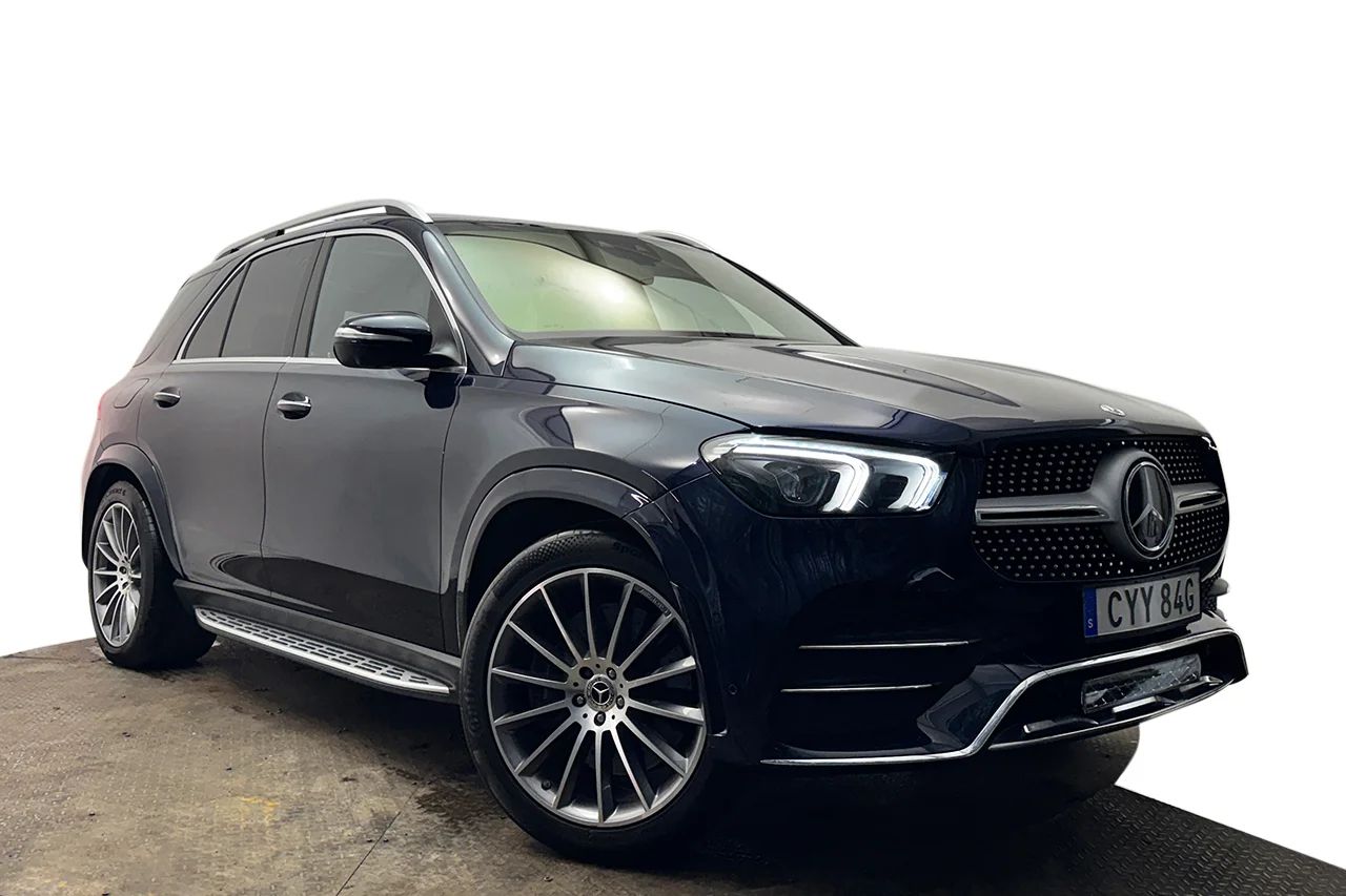 Mercedes-Benz GLE 350 de 4MATIC 9G-Tronic AMG Pano Burmester 360 Drag – bild 3 av 37