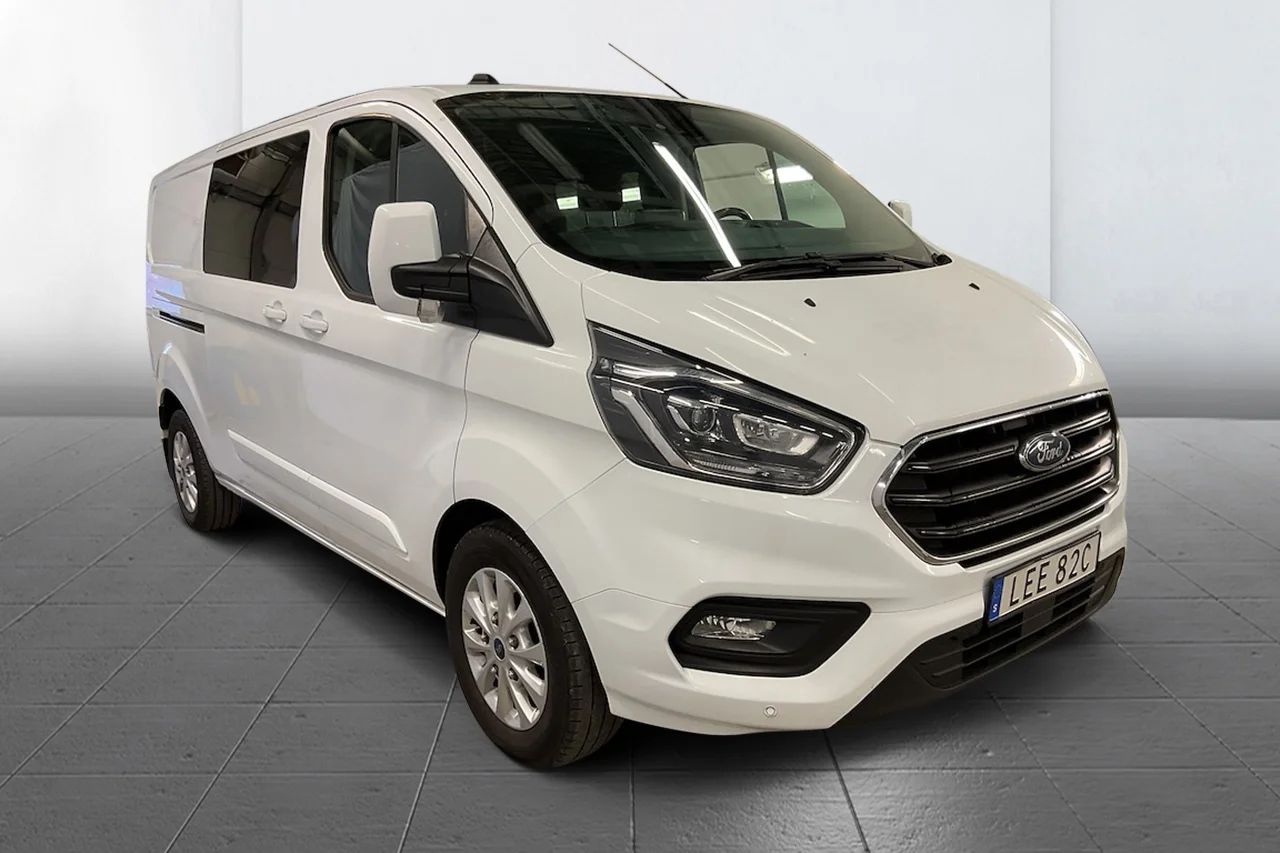 Ford Transit Custom 340 Crew 2.0 Aut 5sits Drag Kamera MOMS 170hk – bild 3 av 9