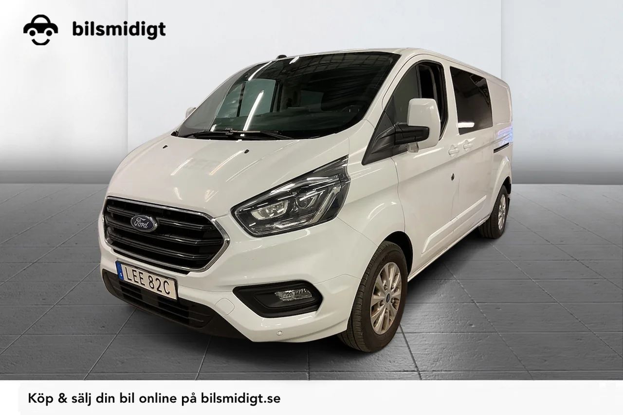 Ford Transit Custom 340 Crew 2.0 Aut 5sits Drag Kamera MOMS 170hk – bild 1 av 9