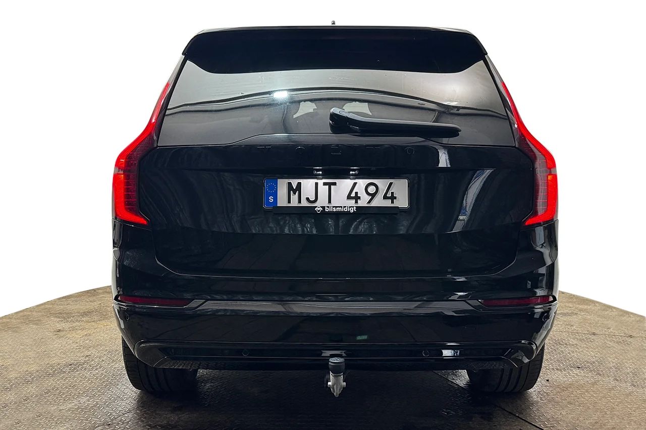 Volvo XC90 Recharge T8 AWD Ultimate Dark 7sits Luft Pano 360° B&W – bild 5 av 37