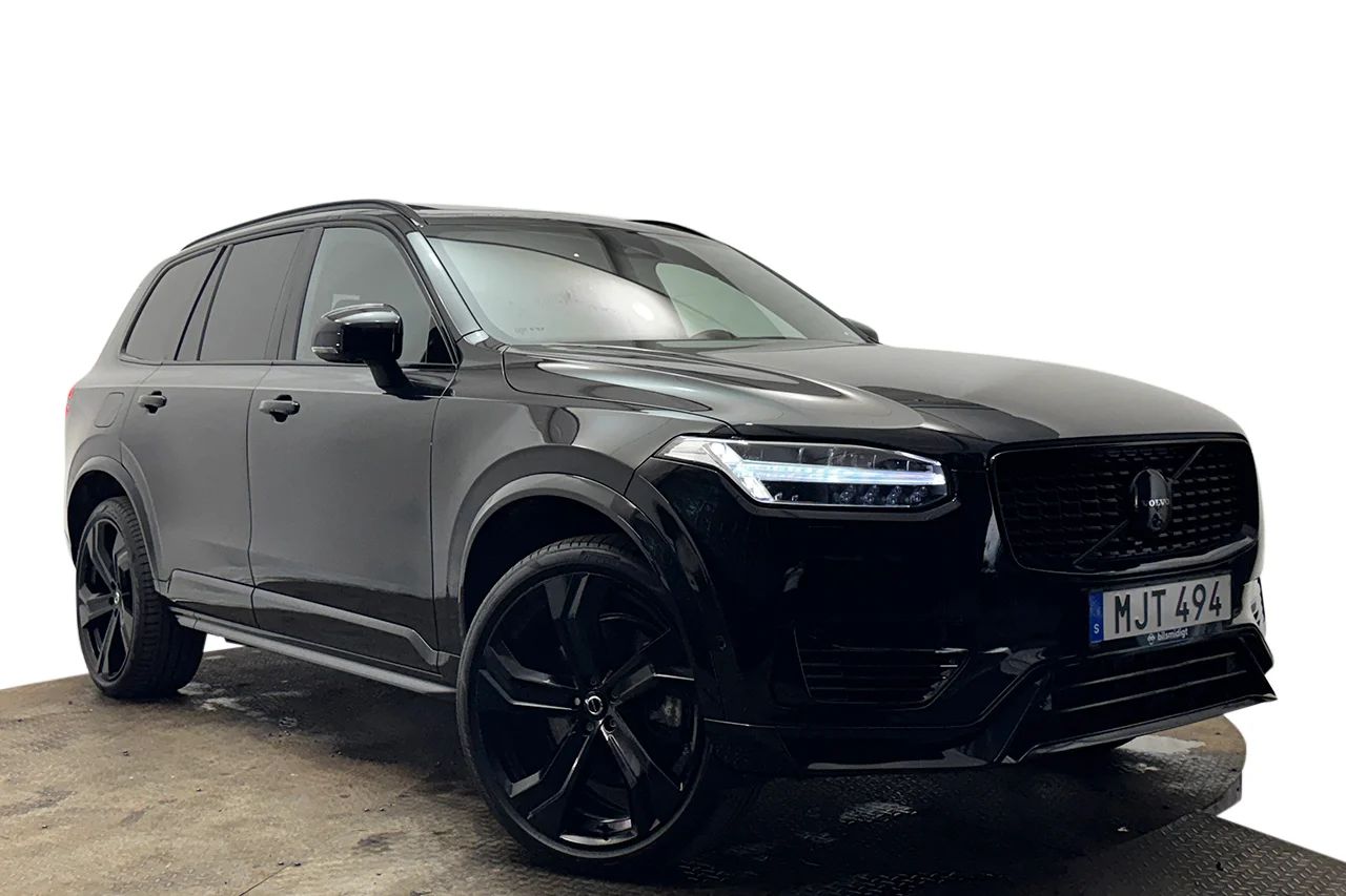 Volvo XC90 Recharge T8 AWD Ultimate Dark 7sits Luft Pano 360° B&W – bild 3 av 37