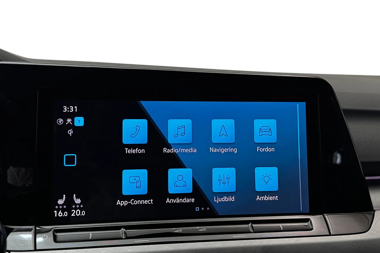 Volkswagen Golf Sportscombi 1.5 eTSI Automat Massage Navi Kamera Cockpit Keyless MOMS 131hk – bild 29 av 36