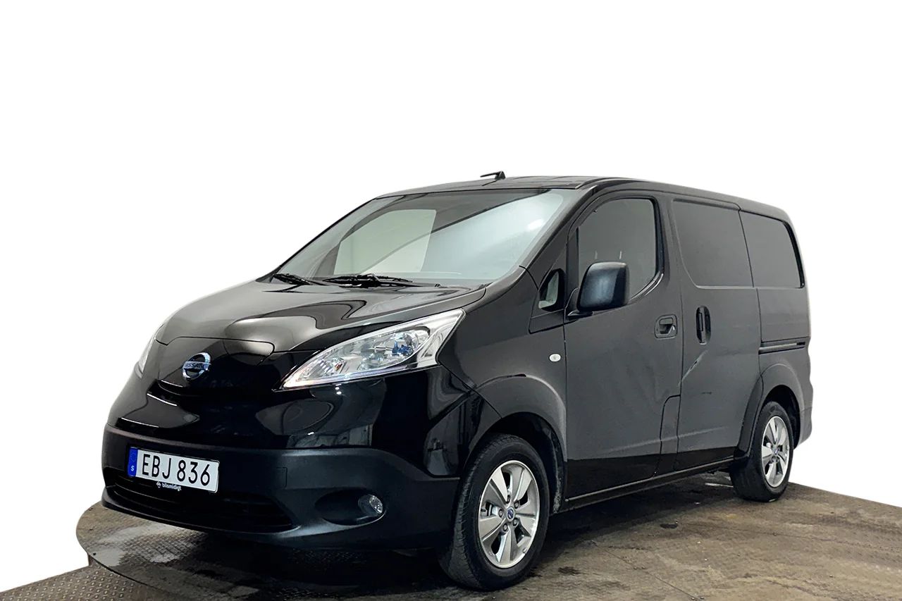 Nissan e-NV200 Skåp 24 kWh Inredd 2xSidodörr Navi Kamera Rattvärme 109hk – bild 1 av 29
