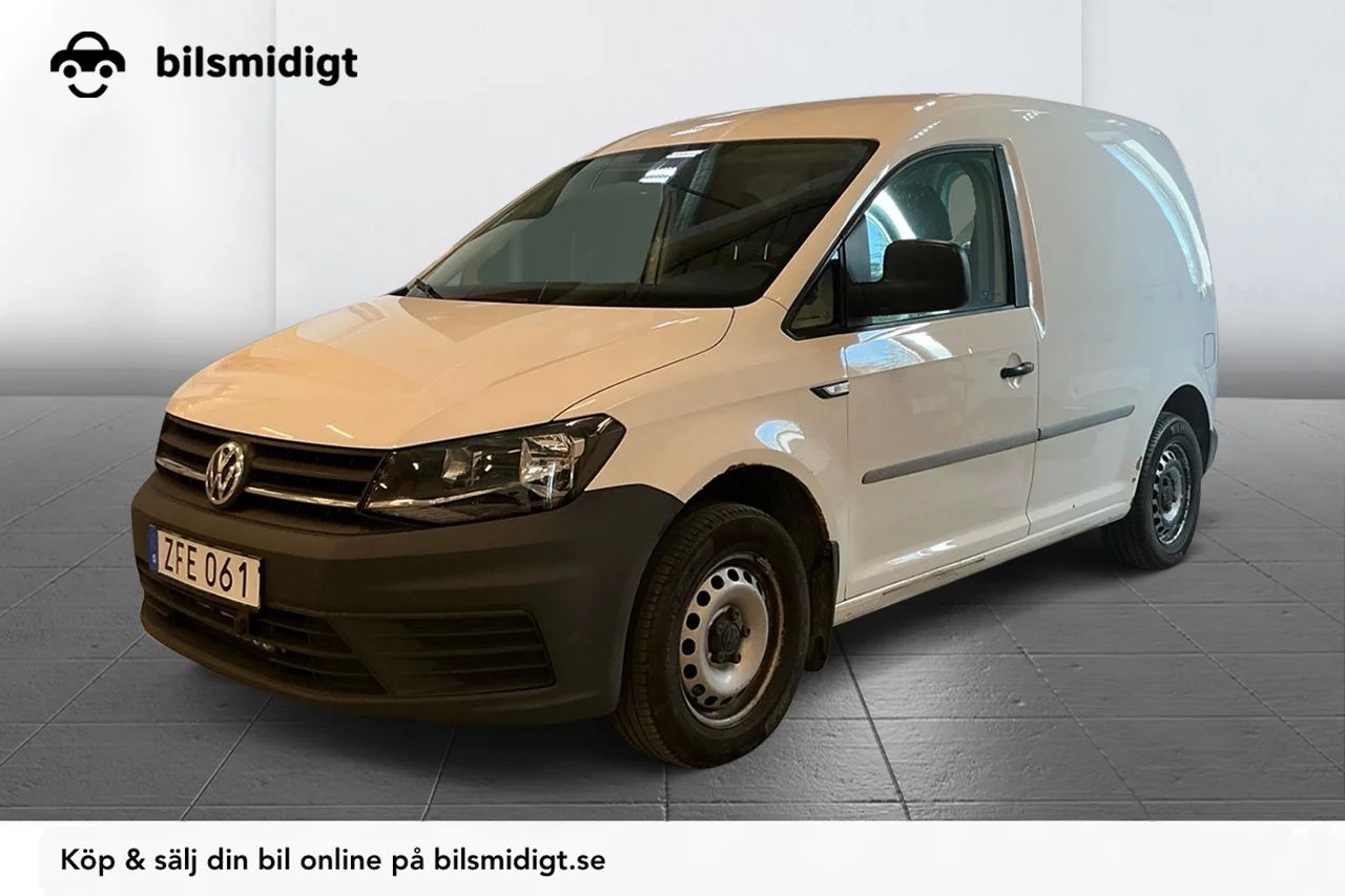Volkswagen Caddy Skåp 2.0 TDI 102hk DSG Värmare Farthållare PDC MOMS – bild 1 av 9