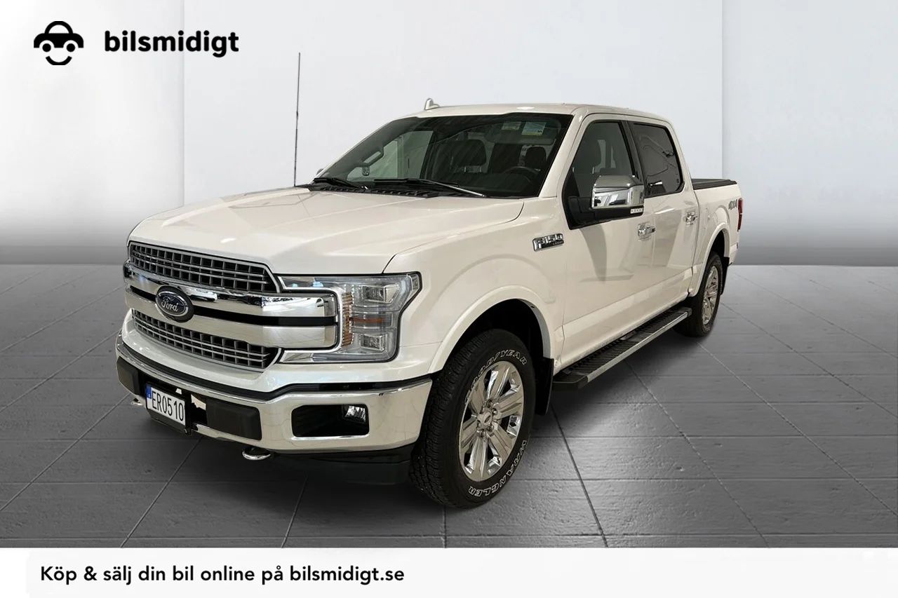 Ford F-150 SuperCrew 5.0 V8 Lariat Drag Pano 360° Läder MOMS 401hk