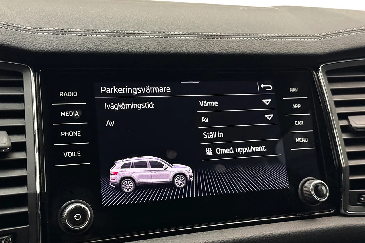 Skoda Kodiaq 2.0 TDI 4x4 Aut Drag Kamera Värmare 200hk – bild 27 av 36