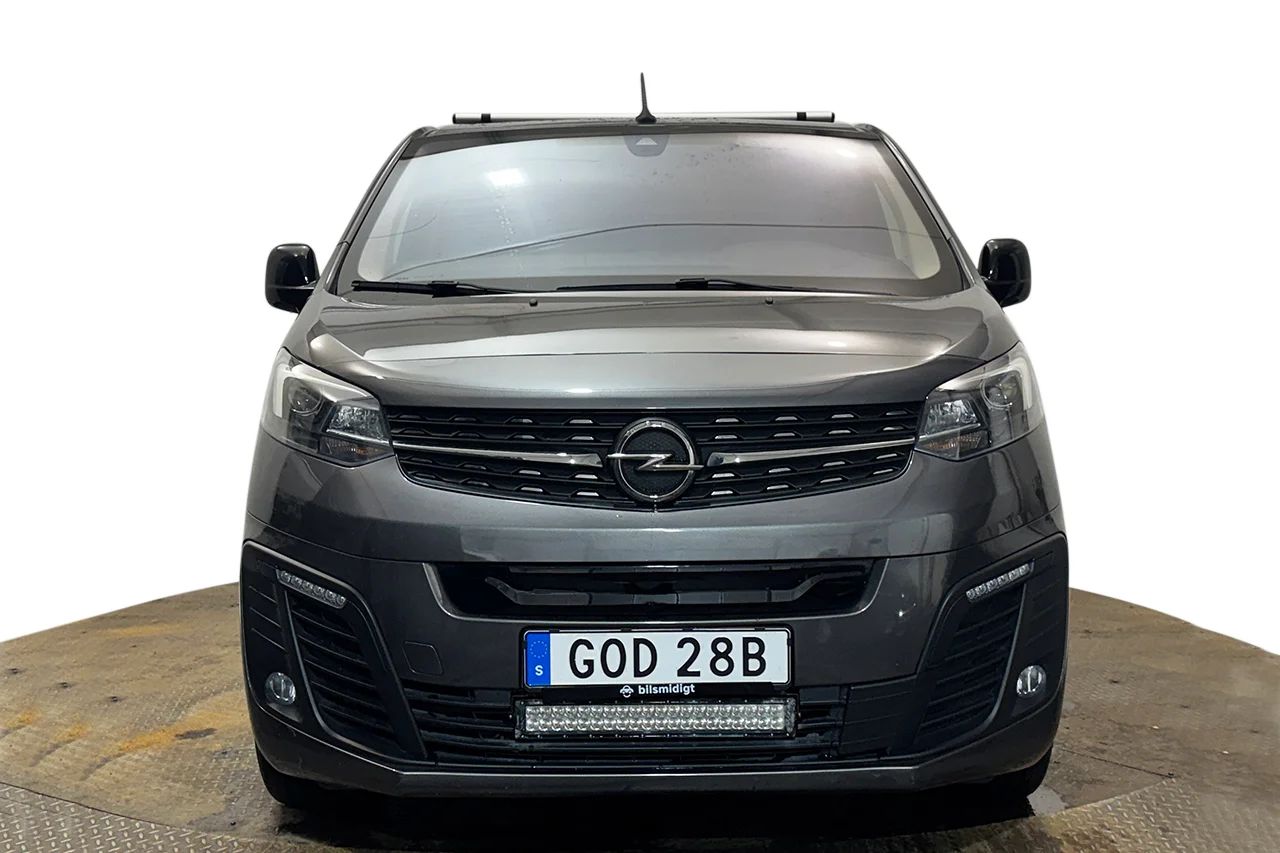 Opel Vivaro-e L3 Drag 2xSidodörr 3-sits Takräcke Kamera Navi CarPlay MOMS 136hk – bild 2 av 28