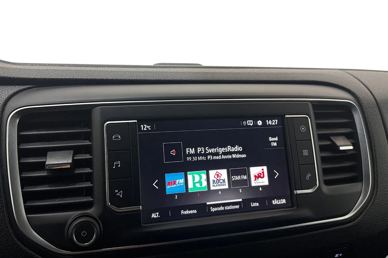 Opel Vivaro-e L3 Drag 2xSidodörr 3-sits Takräcke Kamera Navi CarPlay MOMS 136hk – bild 22 av 28