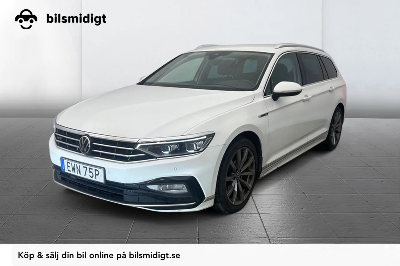 Volkswagen PassatSC 2.0 TDI 4M GT R-Line Drag Cockpit Värmare Matrix 200hk – bild 1 av 12