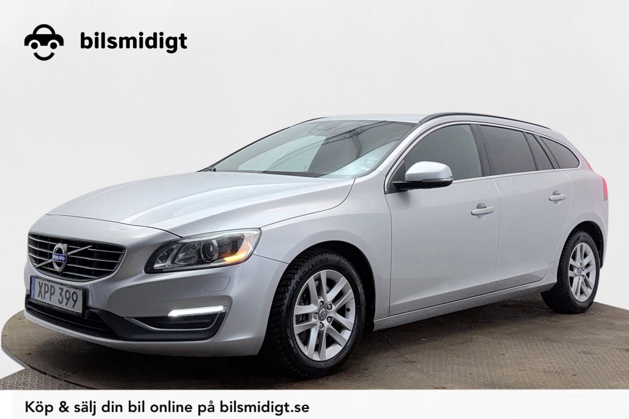 Volvo V60 D4 AWD Momentum Dragkrok Värmare Rattvärme Cockpit P-Sensorer 181hk