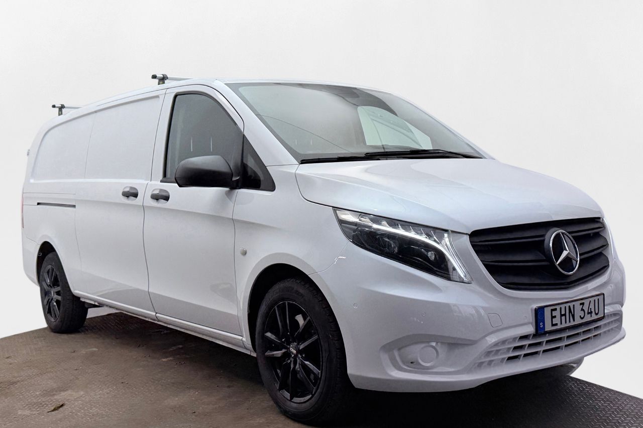 Mercedes-Benz Vito 119 CDI 2.8t L3 Extra Lång Dragkrok Läder Serviceinredd Navigation Backkamera 3-sits Moms/Leasing 190hk – bild 3 av 28