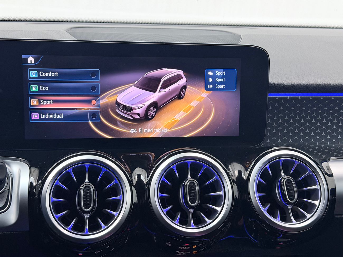 Mercedes-Benz EQB 250+ Progressive Line Advance Plus 7-sits Läder Navigation Backkamera Burmester 190hk – bild 21 av 36