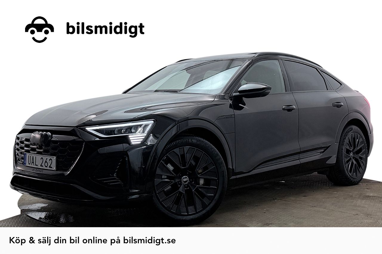 Audi Q8 Sportback 55 e-tron Quattro S Line Selection Assistpaket Dragkrok Panorama 360° Kameravy B&O Moms/Leasing 408hk