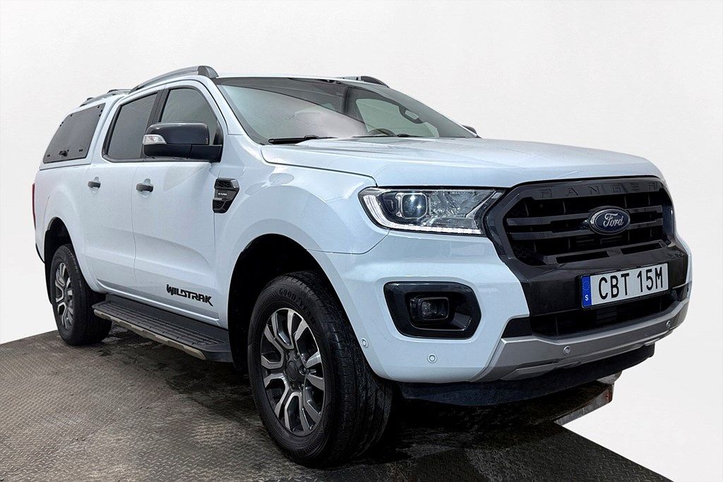 Ford Ranger Wildtrak 2.0 Bi-Turbo 4x4 Dragkrok Alpha Navigation Värmare Delläder Moms/Leasing 213hk – bild 3 av 29