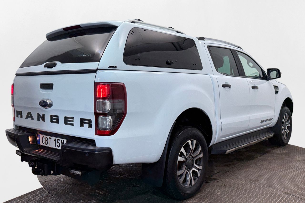 Ford Ranger Wildtrak 2.0 Bi-Turbo 4x4 Dragkrok Alpha Navigation Värmare Delläder Moms/Leasing 213hk – bild 5 av 29
