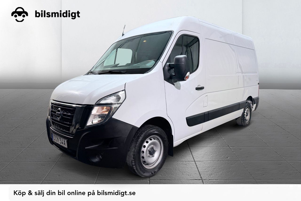 Nissan Interstar Skåpbil 3.5t 2.3 dCi L2H2 3-sits Dragkrok Värmare Backkamera P-Sensorer Blåtand Moms/Leasing 150hk – bild 1 av 20