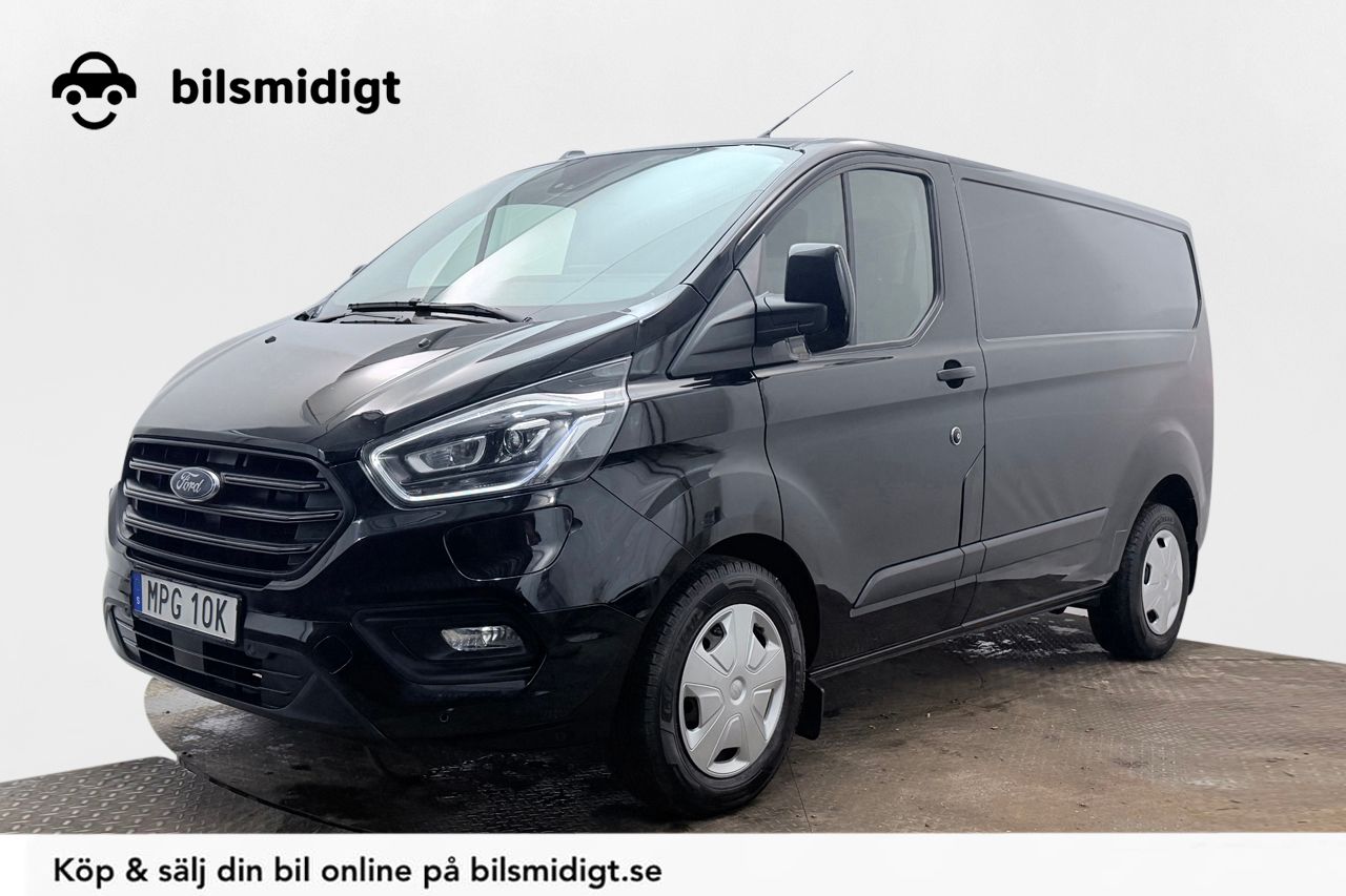 Ford Transit Custom PHEV 340 L1 Limited 3-sits Verkstadsinredd Backkamera P-Sensorer Moms/Leasing 126hk