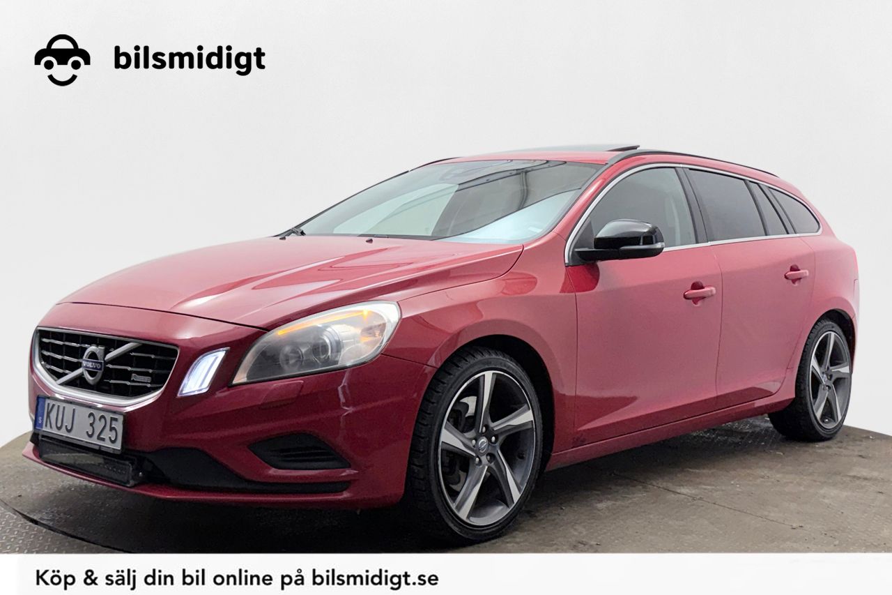 Volvo V60 D4 AWD Automat R-Design Dragkrok Läder Taklucka Keyless Värmare 163hk – bild 1 av 27