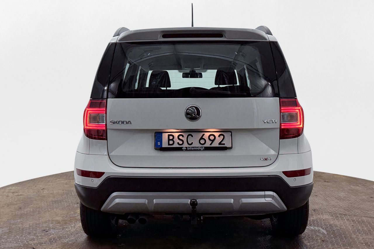 Škoda Yeti Outdoor 2.0 TDI 4x4 Dragkrok P-Sensorer Motor- och Kupévärmaruttag 110hk – bild 6 av 26