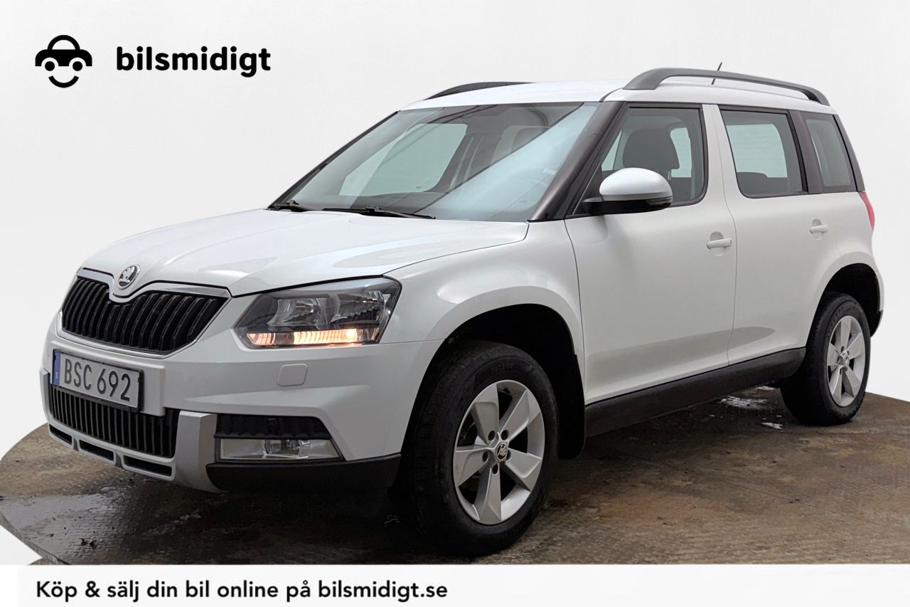 Škoda Yeti Outdoor 2.0 TDI 4x4 Dragkrok P-Sensorer Motor- och Kupévärmaruttag 110hk – bild 1 av 26