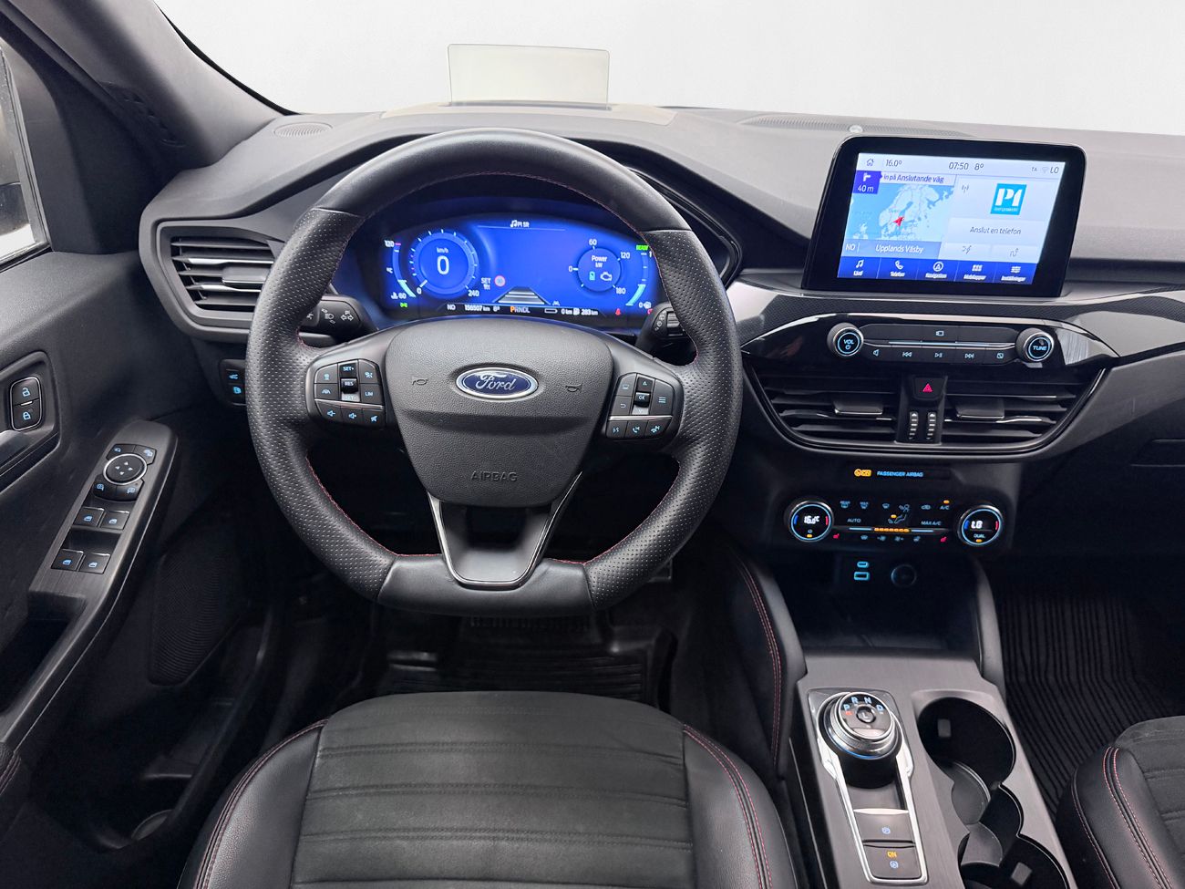 Ford Kuga Plug-In ST-Line Dragkrok Delläder B&O Head-Up Navigation Backkamera Cockpit Moms/Leasing 225hk – bild 17 av 35