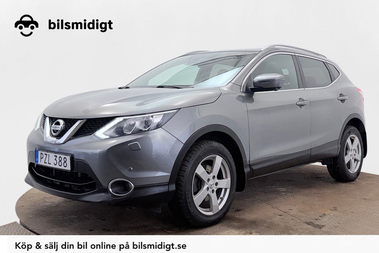 Nissan Qashqai 1.5 dCi Acenta+ Panorama 360° Kameravy Navigation Delläder Elsäte 110hk