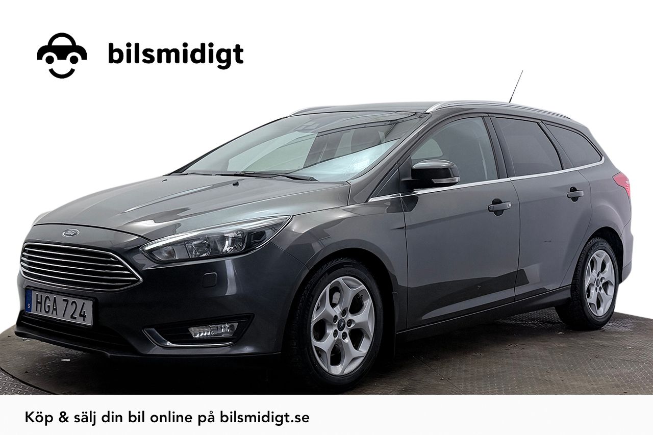 Ford Focus Kombi 2.0 TDCi Titanium Automat Dragkrok P-Sensorer 150hk – bild 1 av 27