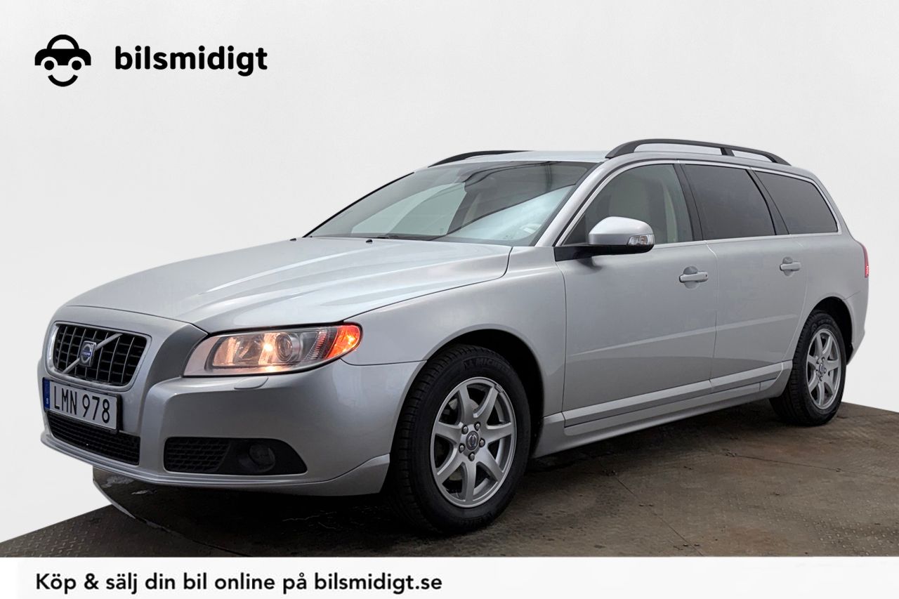 Volvo V70 2.4D Momentum Automat Delläder Värmare P-Sensorer Moms/Leasing 175hk