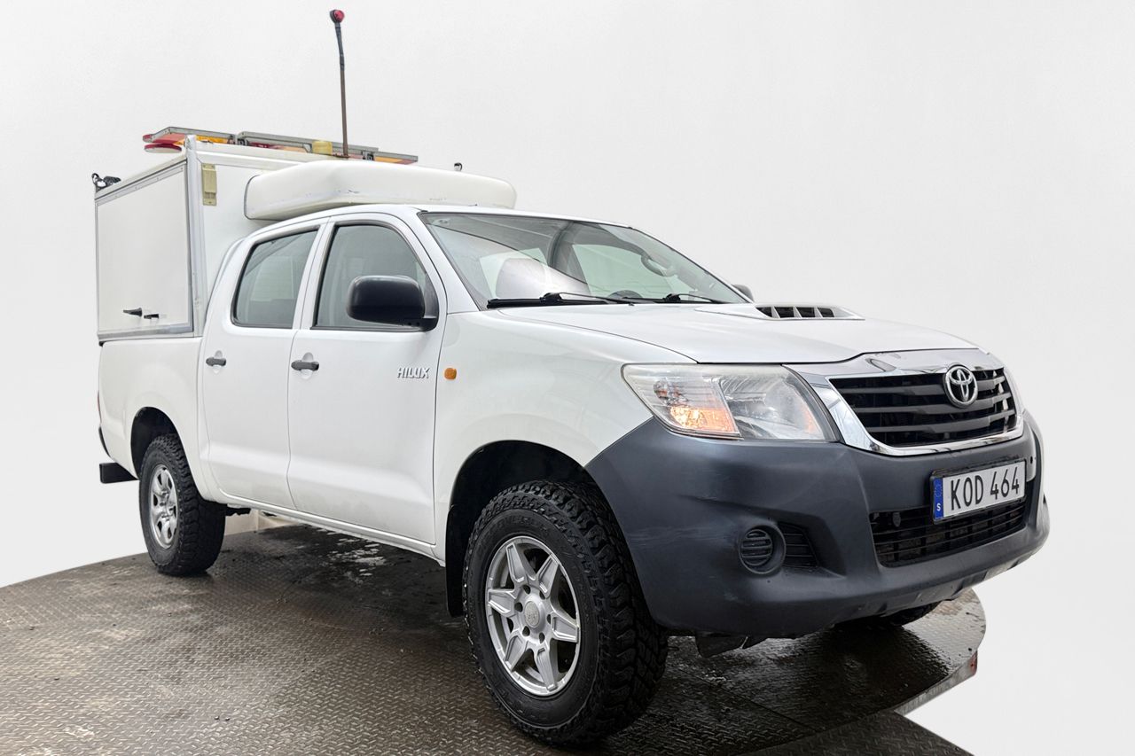 Toyota Hilux Dubbelhytt 2.5 4x4 5-sits Flakkåpa Serviceinredning Dragkrok Moms/Leasing 144hk – bild 3 av 23