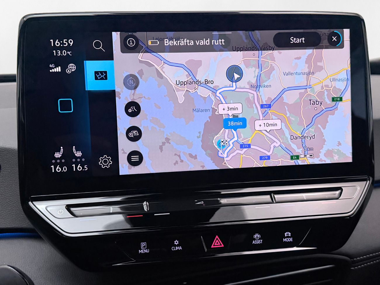 Volkswagen ID.3 Pro Performance Komfortpaket Navigation Backkamera P-Klimat Moms/Leasing 204hk – bild 19 av 30