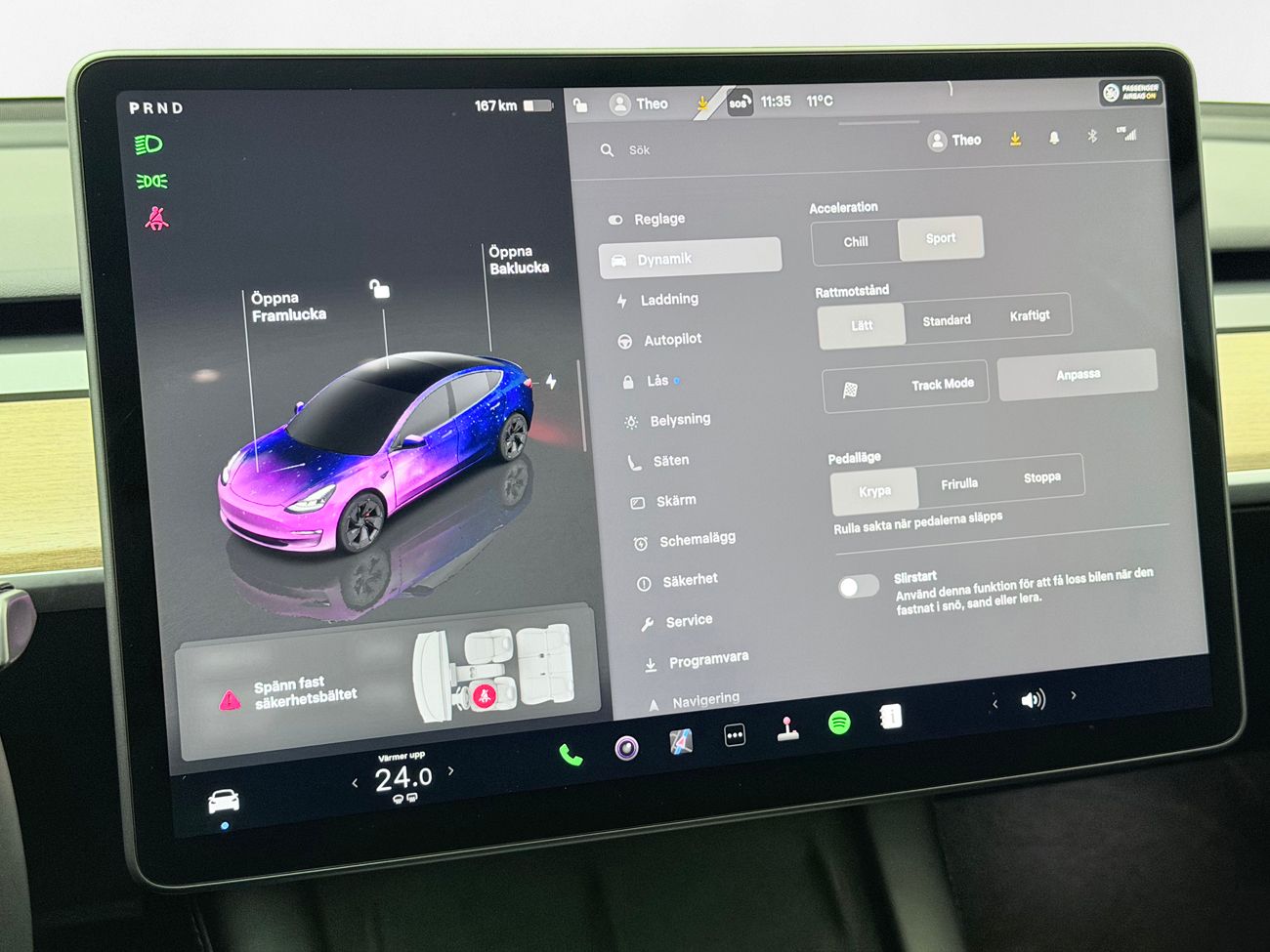 Tesla Model 3 Performance Panorama Läder Autopilot Premiumljud Moms/Leasing 513hk – bild 23 av 30
