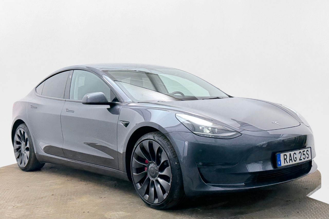 Tesla Model 3 Performance Panorama Läder Autopilot Premiumljud Moms/Leasing 513hk – bild 3 av 30