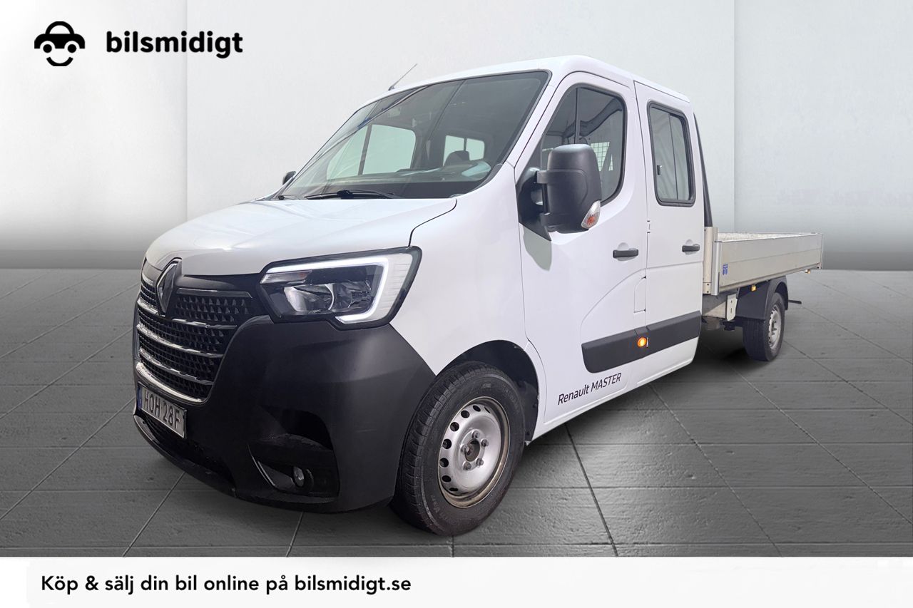 Renault Master Chassi Cab 3.5T 2.3 7-sits Kamkedja Navigation Värmare Moms/Leasing 180hk
