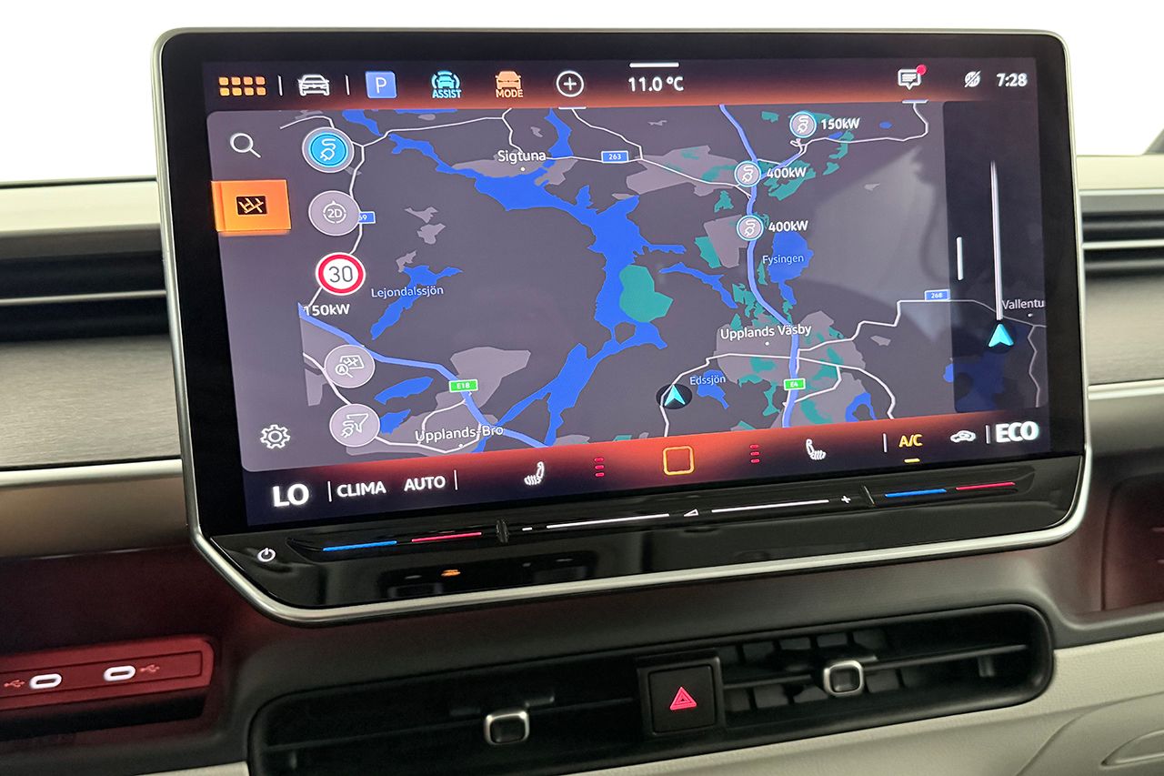 Volkswagen ID. Buzz LWB 91 kWh Style Plus Pro 6-sits Dragkrok Navigation Adaptiv Farthållare Moms/Leasing 286hk – bild 25 av 40