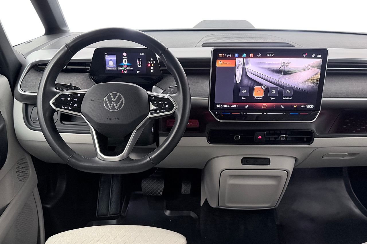 Volkswagen ID. Buzz LWB 91 kWh Style Plus Pro 6-sits Dragkrok Navigation Adaptiv Farthållare Moms/Leasing 286hk – bild 21 av 40
