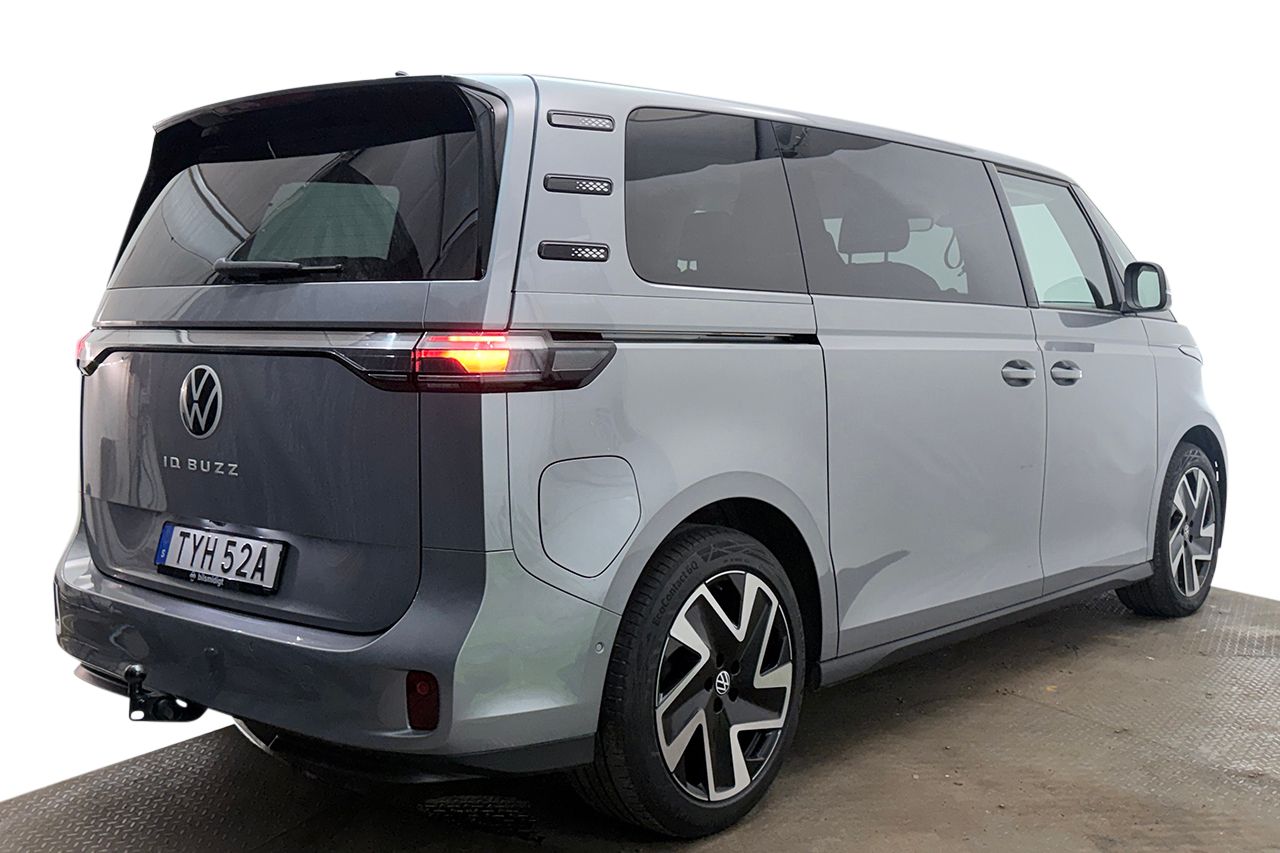 Volkswagen ID. Buzz LWB 91 kWh Style Plus Pro 6-sits Dragkrok Navigation Adaptiv Farthållare Moms/Leasing 286hk – bild 5 av 40