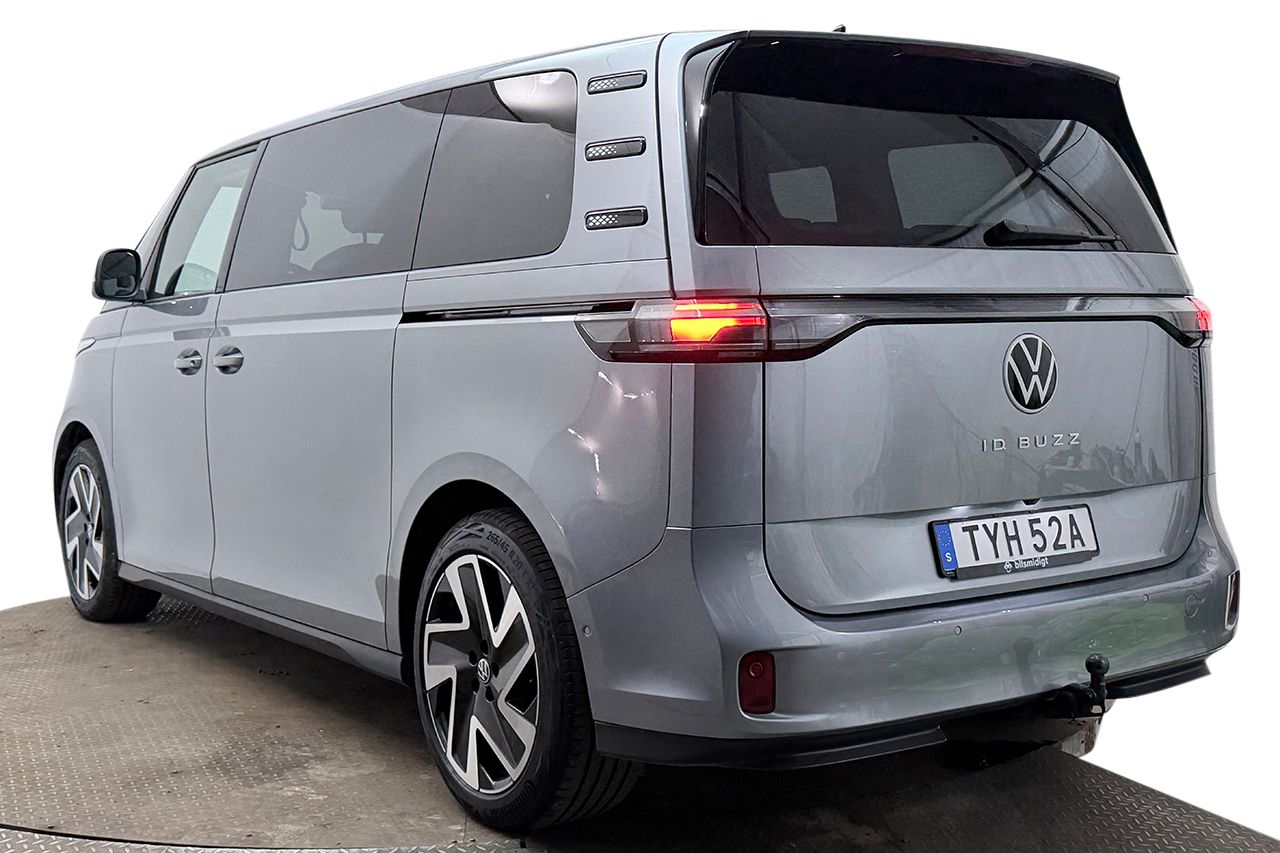 Volkswagen ID. Buzz LWB 91 kWh Style Plus Pro 6-sits Dragkrok Navigation Adaptiv Farthållare Moms/Leasing 286hk – bild 7 av 40