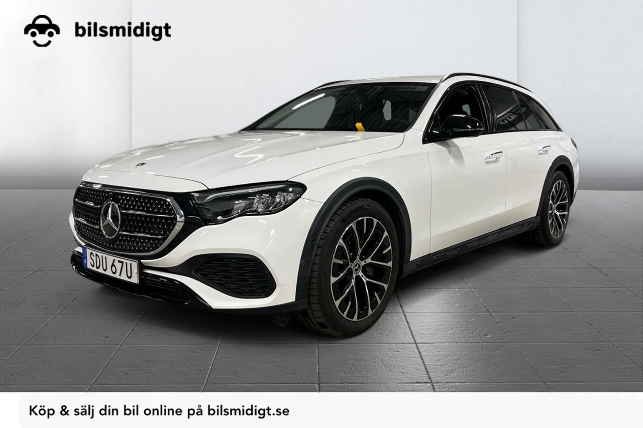 Mercedes-Benz E 300 de 4M All-Terrain Avantgarde Drag Läder Kamera BURMESTER 313hk