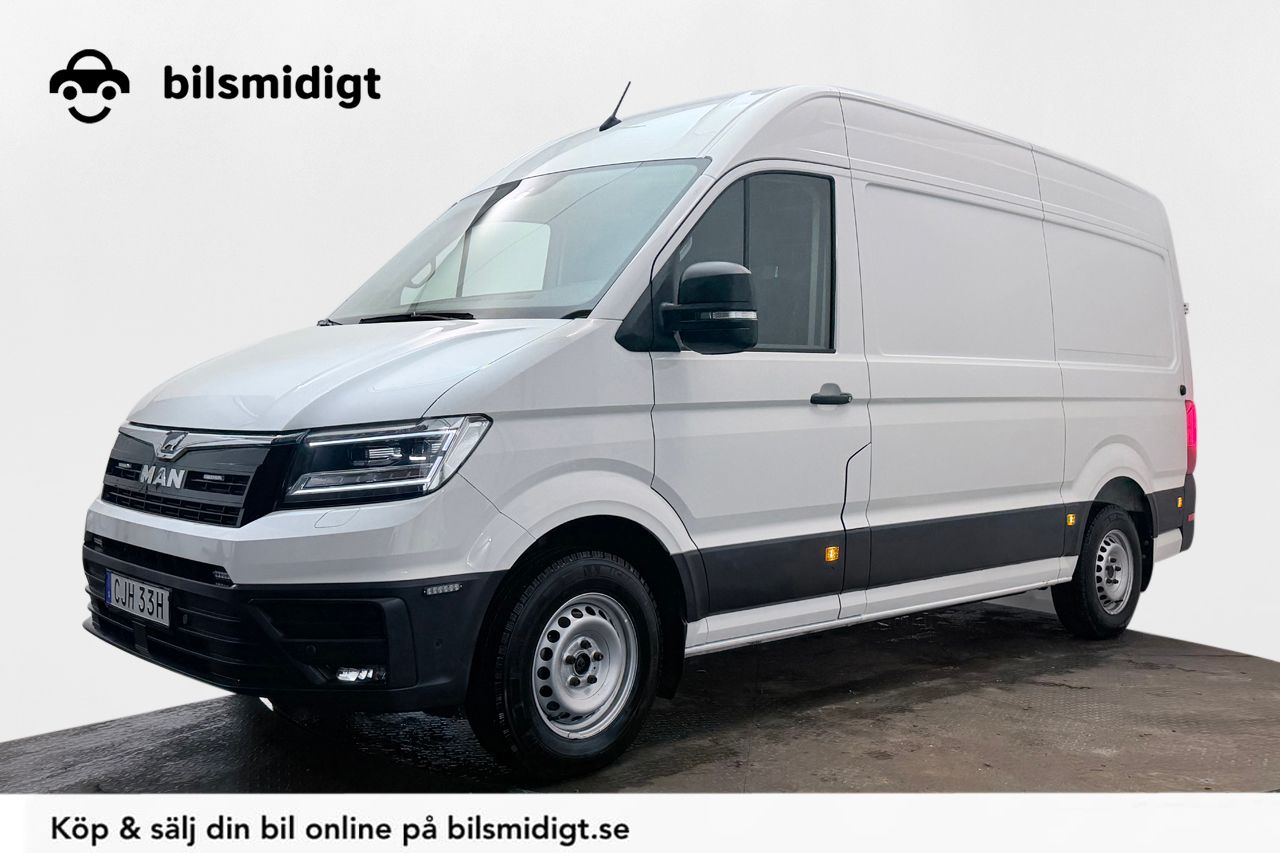 MAN e-TGE 35.8 kWh CCS 3-sits Navigation Backkamera P-Sensorer Multiratt Moms/Leasing 136hk – bild 1 av 23