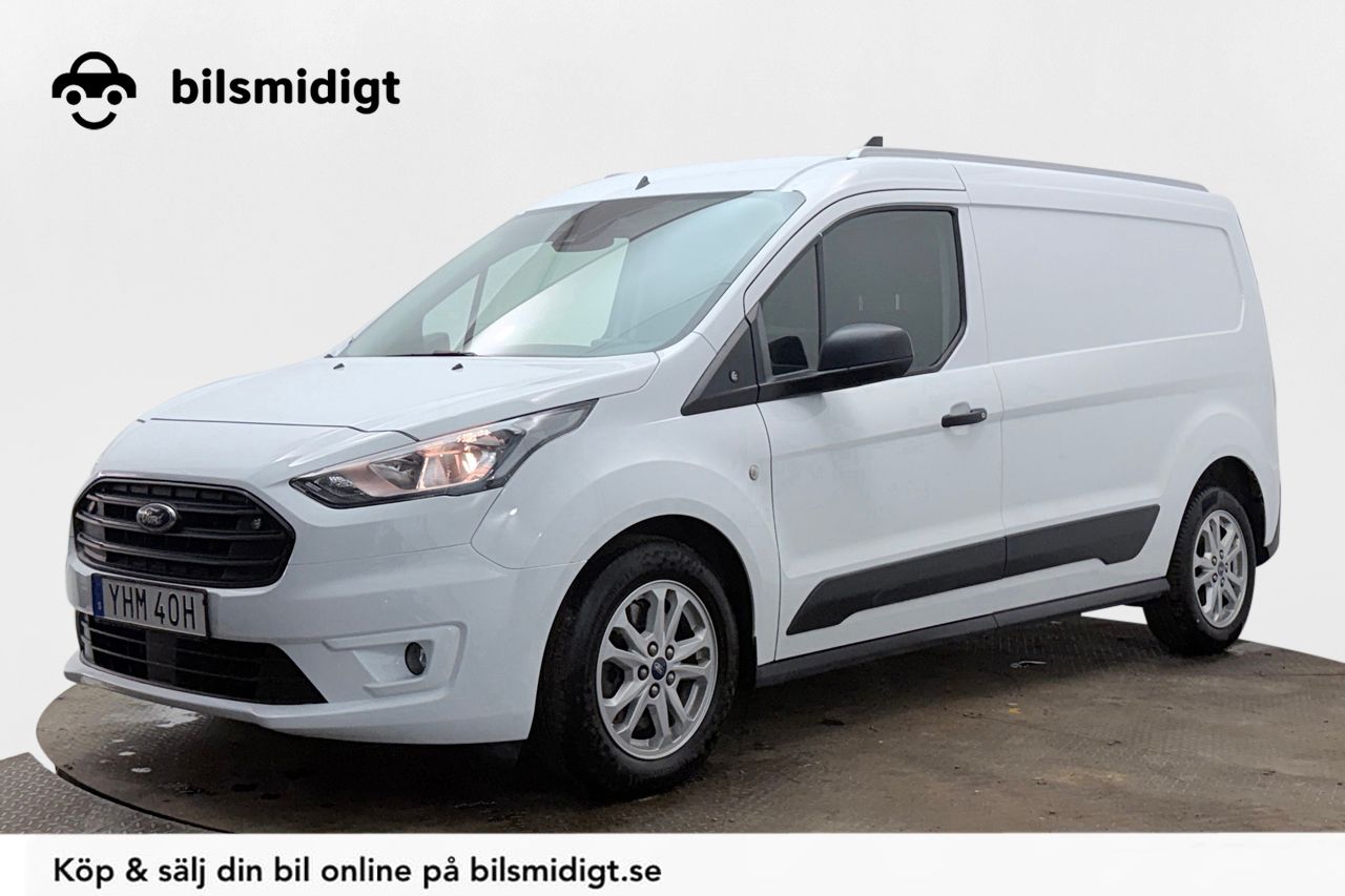 Ford Transit Connect 210 LWB 1.5 EcoBlue Automat 3-sits Dragkrok Verkstadsinredd Värmare Backkamera P-Sensorer 120hk