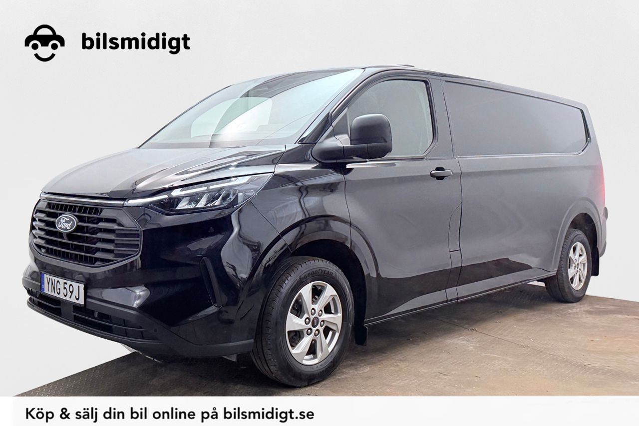 Ford Transit Custom 320 2.0 AWD L2 Business Dragkrok 3-sits Cockpit Navigation Backkamera Värmare Moms/Leasing 170hk