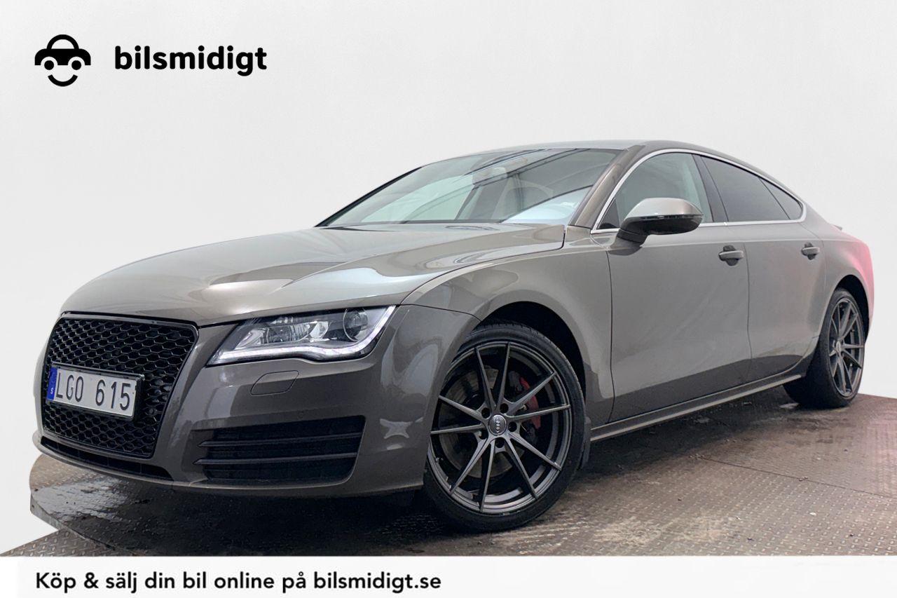 Audi A7 Sportback 3.0 TDI V6 Quattro Chromedelete Läder Navigation Climatronic Värmare P-Sensorer 245hk – bild 1 av 37